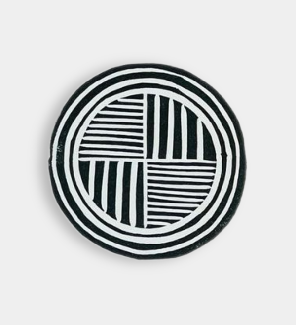 Modern Africa Quarter Linear Floating frame